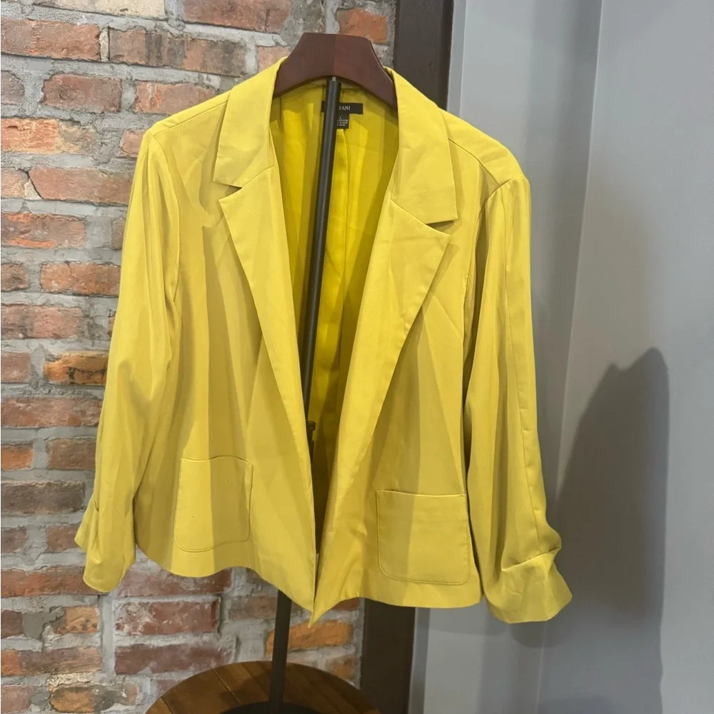 Alfani Vibrant Yellow Blazer - Picture 1 of 2